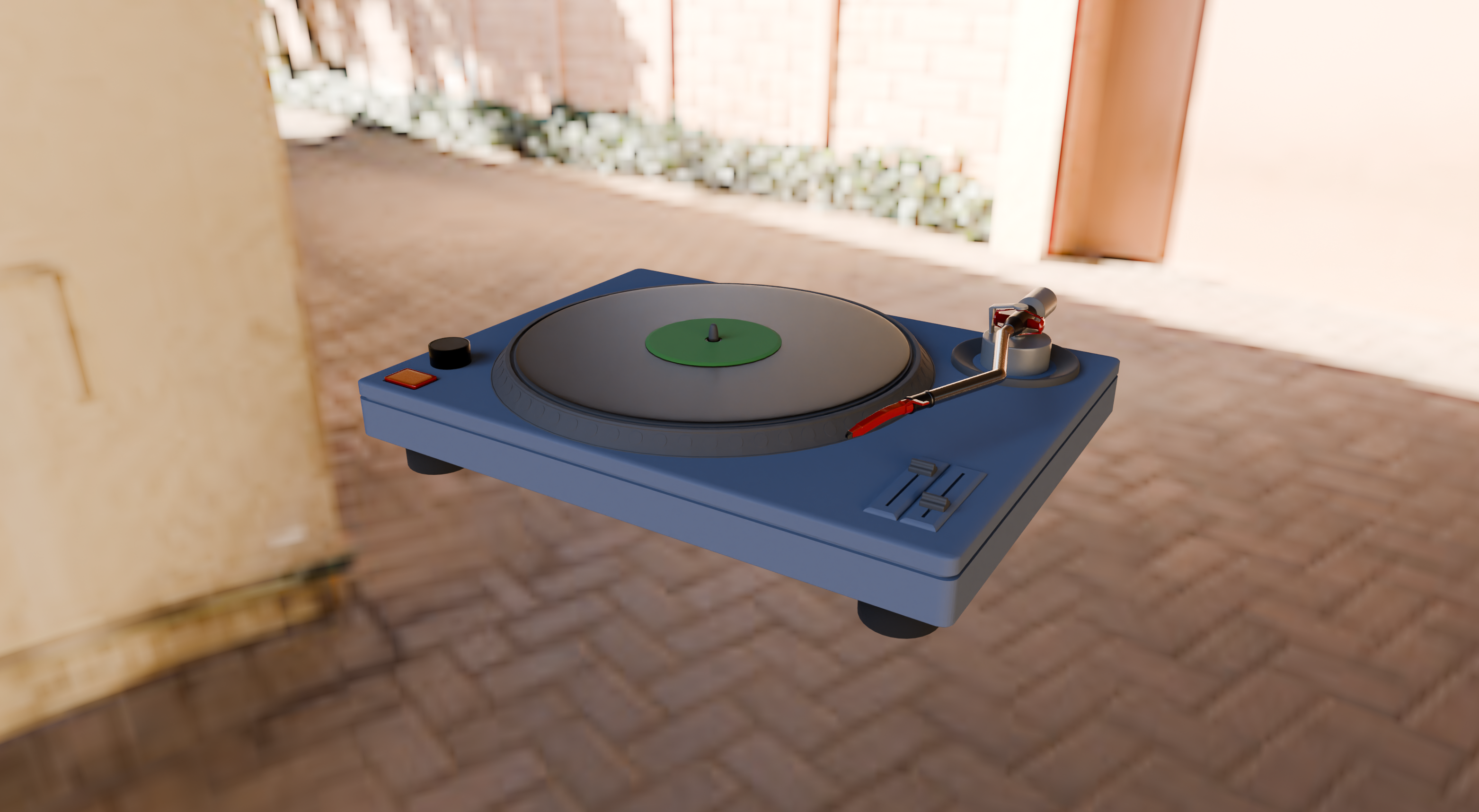 Record Player Blender Front